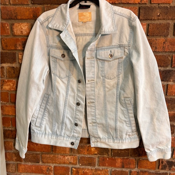 Cotton On womens The Rolling Stones denim jacket blue small - Picture 1 of 5